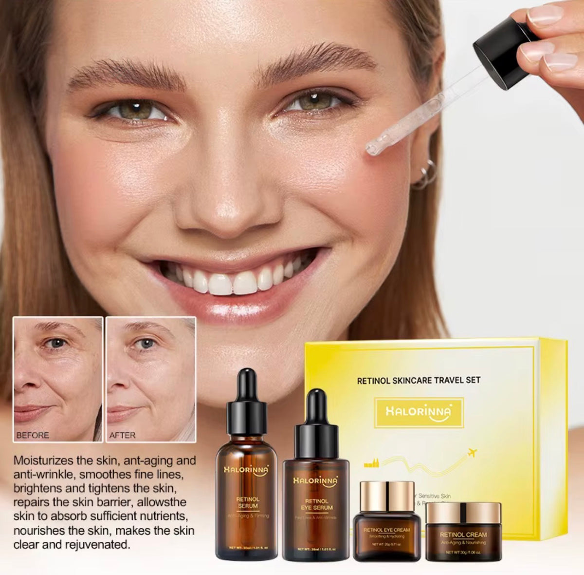 HALORINNA retinol Daily skincare